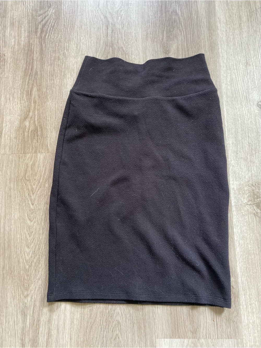LuLaRoe Black Pencil Skirt - Women's Sleek Knit